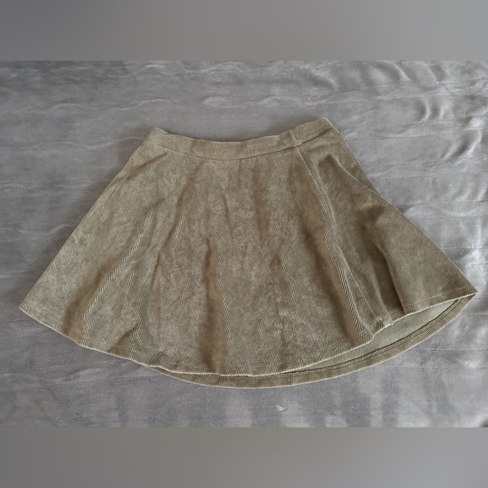 camo green skirt